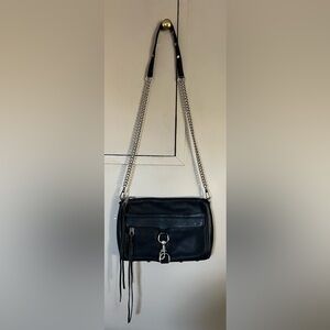 Rebecca Minkoff Black Crossbody Bag with Chain Strap